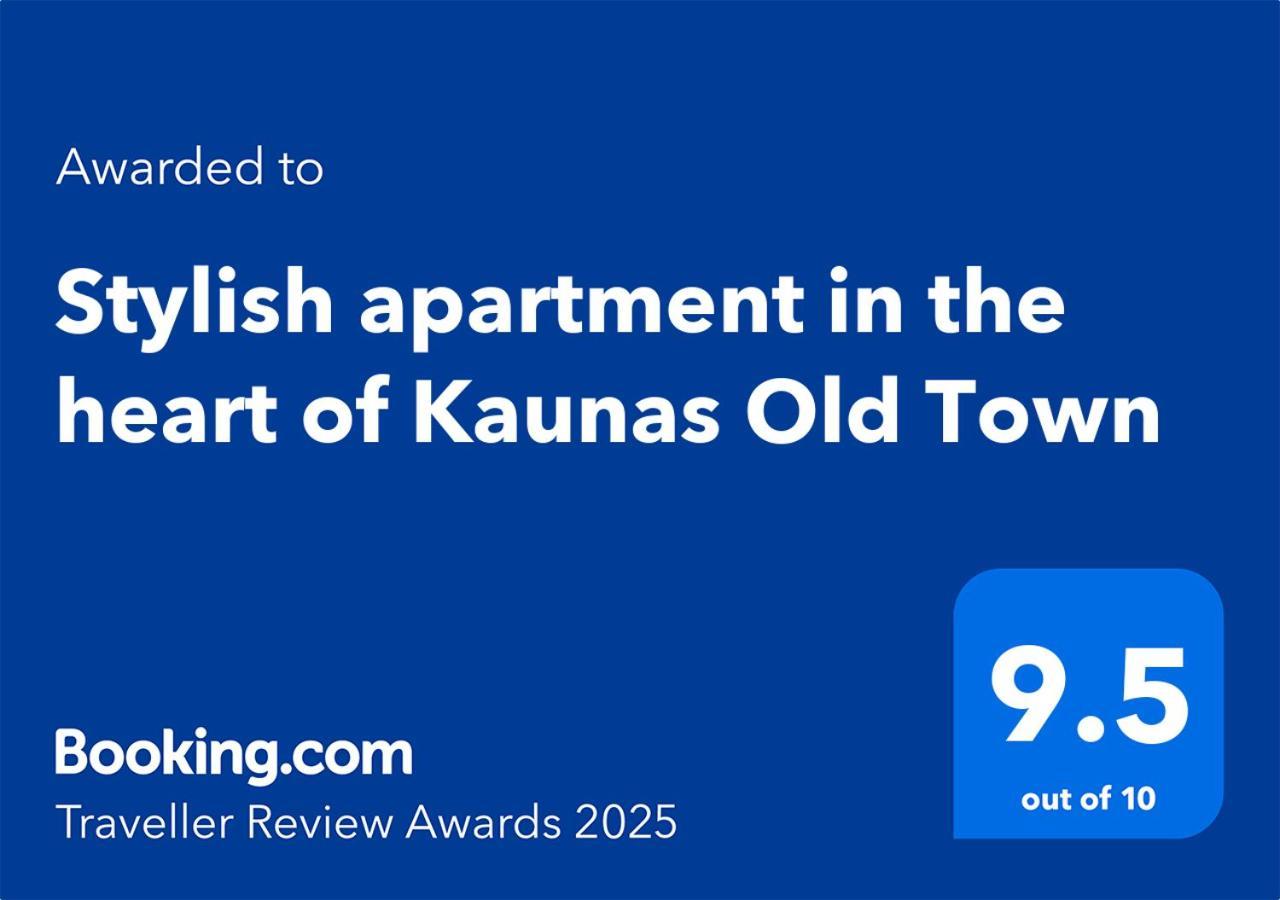 Stylish Apartment In The Heart Of Kaunas Old Town Eksteriør bilde